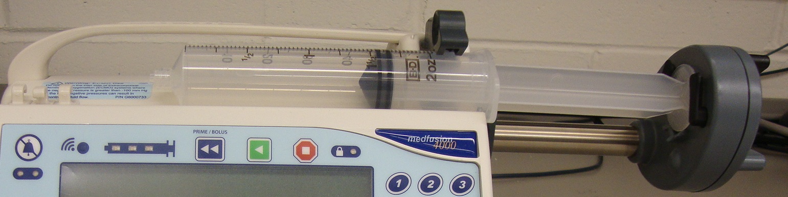Photo of an smart infusion pump